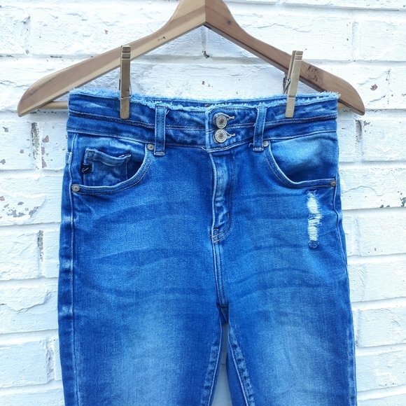 Kancan Skinny Ankle Jeans size 27 Distressed - Picture 3 of 9